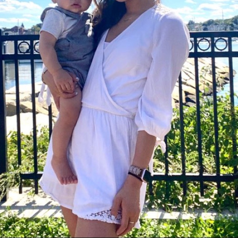 Abercrombie & Fitch White Romper - Picture 3 of 4